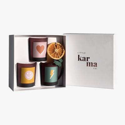 Wolf & Badger Love, Strength & Happiness Candle Gift Set Little Karma Co. Ltd
