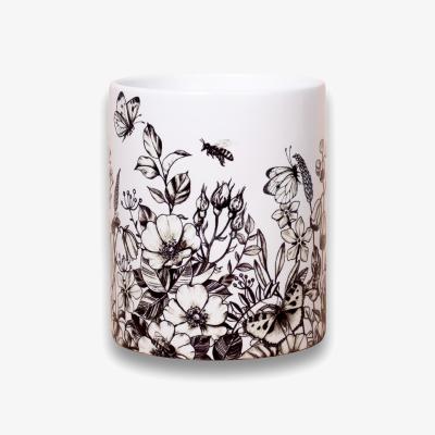 Wolf & Badger Black Gaia Scented Spring Soy Candle - Citrus Fragrance Inkrypt London