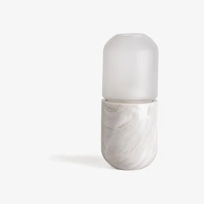 Wolf & Badger Capsul Candle Holder White And Jacob