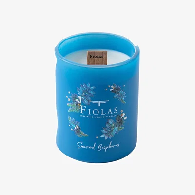 Wolf & Badger Blue Sacred Bosphorus Woodwick Candle One Size Fiolas