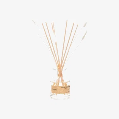 Wolf & Badger Neutrals / White Citrus, Musk & Patchouli Luxury Reed Diffuser - Clear Cahm