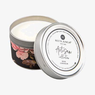 Wolf & Badger Artisan Collection - Rose Geranium Travel Candle Reeta Juneja