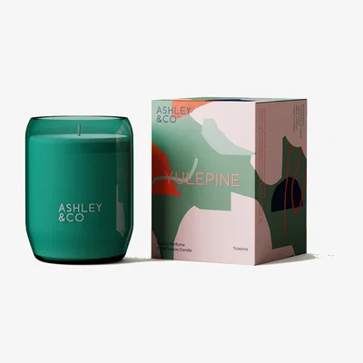 Wolf & Badger Neutrals Waxed Perfume Festive Candle Yulepine Ashley & Co