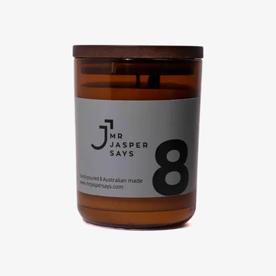Wolf & Badger Brown The Romantic Kinda Guy Xl Candle Extra Large Mr Jasper Says