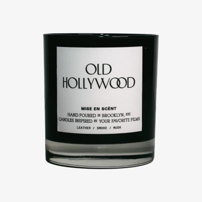 Wolf & Badger Black Old Hollywood Candle Mise En Scènt