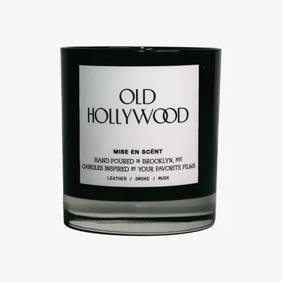 Wolf & Badger Black Old Hollywood Candle Mise En Scènt