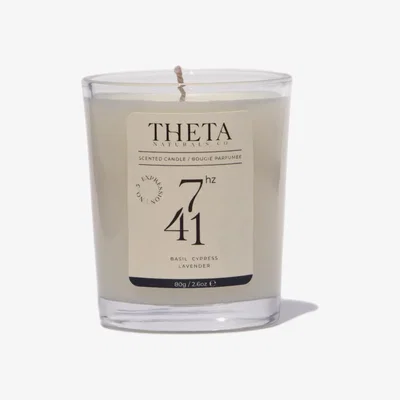 Wolf & Badger 741Hz Expression Candle - Basil, Lavender & Cypress - 70G/2.6Oz Theta Naturals Co.