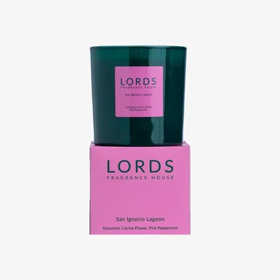 Wolf & Badger Green / Pink / Purple San Ignacio 3 Wick Candle Lords Fragrance House