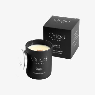 Wolf & Badger Black Aegean Breeze Candle With Lime Basil & Mandarin Oriad Athens