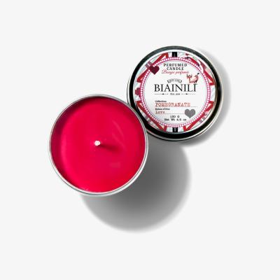 Wolf & Badger Pink / Purple Armenian Pomegranate Scented Candle One Size Biainili