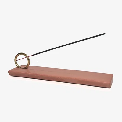 Wolf & Badger Pink / Purple / Gold Selene Incense Burner - Cinnamon Rose One Size Ruby Melo