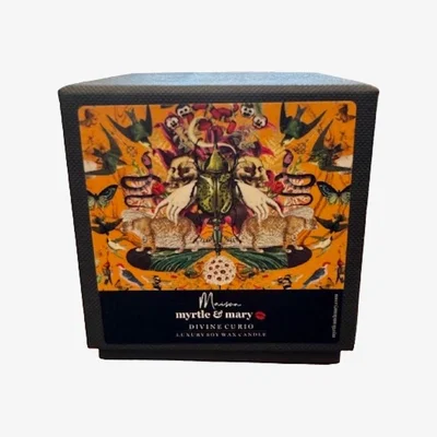 Wolf & Badger Black Divine Curio Candle Myrtle & Mary