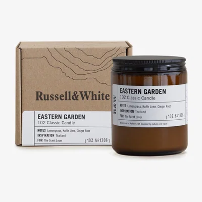 Wolf & Badger Eastern Garden - Lemongrass, Kaffir Lime + Ginger Candle One Size Russell & White