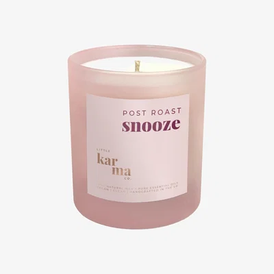 Wolf & Badger Pink / Purple Post Roast Snooze - Twisted Lavender Christmas Large Candle Little Karma Co. Ltd