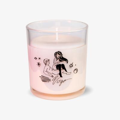 Wolf & Badger Virgo Astrology Scented Soy Coconut Wax Candle Black Cake