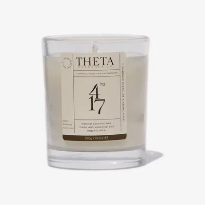 Wolf & Badger Neutrals 417Hz Sexuality Candle - Neroli, Rosewood & Ylang Ylang - 240/8.5Oz Theta Naturals Co.