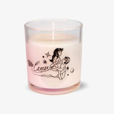 Wolf & Badger Cancer Astrology Scented Soy Coconut Wax Candle Black Cake