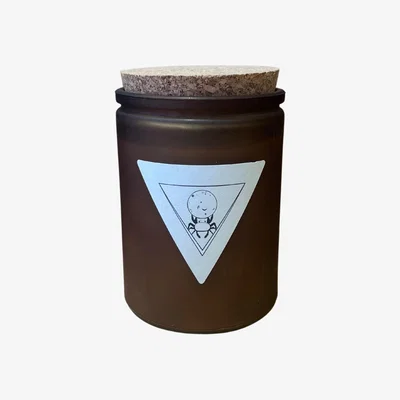 Wolf & Badger Brown Cancer Candle That Witch Apothecary