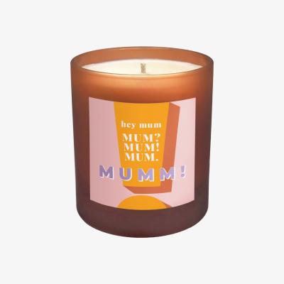 Wolf & Badger Pink / Purple / Yellow Hey Mum - Aurora Refillable Midi Mother's Day Candle Little Karma Co. Ltd