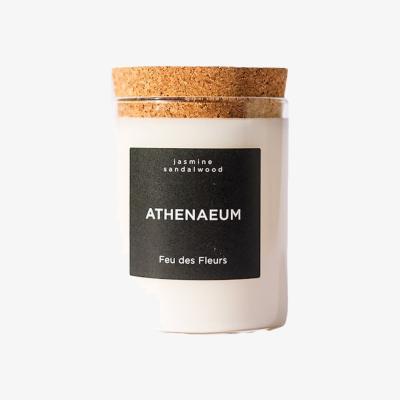 Wolf & Badger Black Athenaeum Candle Feu Des Fleurs