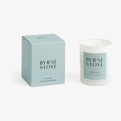Wolf & Badger Neutrals Avalonn - Coconut & Mandarin Candle Small One Size Byrne & Love Luxury Candles