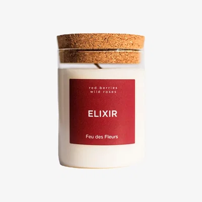 Wolf & Badger Red Elixir Candle Feu Des Fleurs
