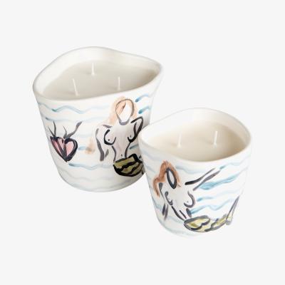 Wolf & Badger Mermaids Candle - Multicolour Rhea Kalo