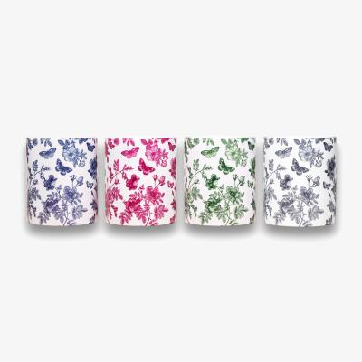 Wolf & Badger Pink / Purple / Green Spring Candle Set Inkrypt London