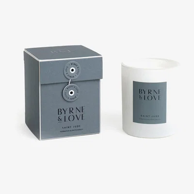 Wolf & Badger Neutrals Saint Jude - Tobacco & Patchouli Candle Large One Size Byrne & Love Luxury Candles