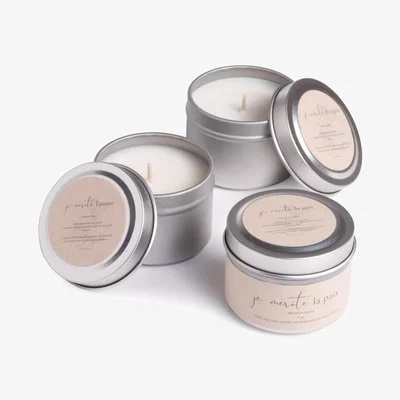 Wolf & Badger Neutrals Je Mérite Set Of 3 Aspiration Candles - 2 Oz One Size