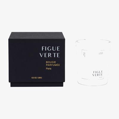 Wolf & Badger White Figue Verte Bougie Parfumée Cedar and Myrrh