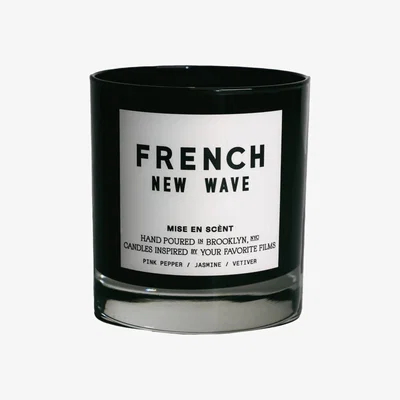 Wolf & Badger Black French New Wave Candle Mise En Scènt