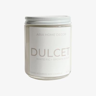 Wolf & Badger Dulcet Coconut Soy Candle White Fig + Brown Sugar Aria Home Decor