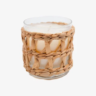 Wolf & Badger Neutrals Lotus Flower Candle To Cocktail One Size Sea & Grass