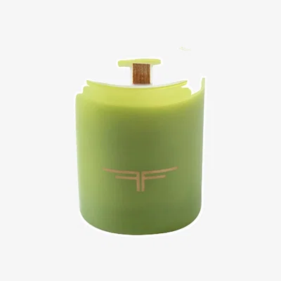 Wolf & Badger Green Smooth Jazz Woodstick Candle Fiolas