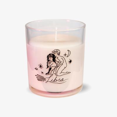 Wolf & Badger Libra Unique Zodiac Scented Candle Black Cake