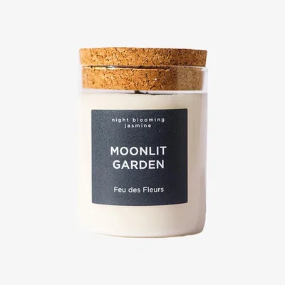 Wolf & Badger Blue Moonlit Garden Candle Feu Des Fleurs