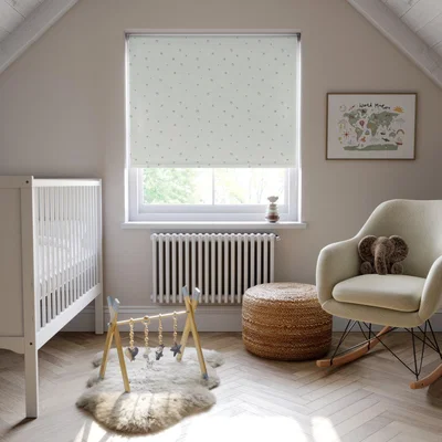 Dunelm Starry Night Blackout Made to Measure Roller Blind Starry Nights Beige