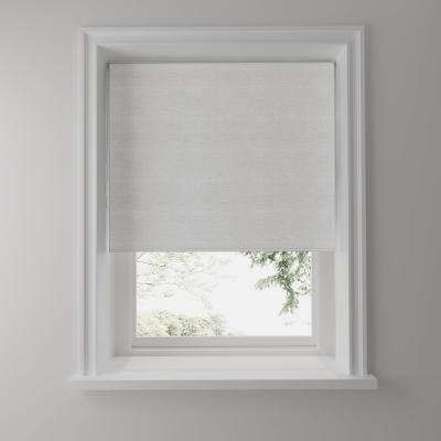 Dunelm Florence Dove Grey Blackout Twist Safe Roller Blind Grey