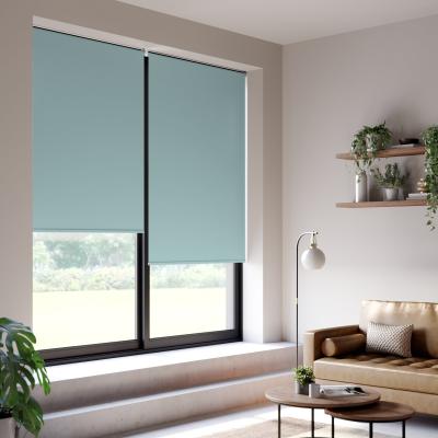Dunelm Arius Made to Measure Blackout Roller Blind Arius Seafoam