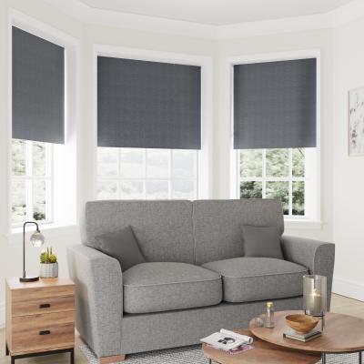 Dunelm Montreal Folkston Blue Blackout Roller Blind Blue
