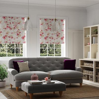 Dunelm Akina Red Blackout Roller Blind Red/Beige
