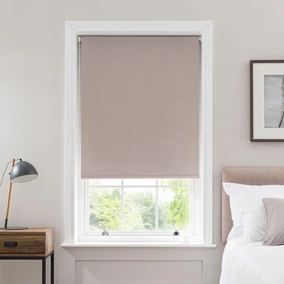 Dunelm Luna Pebble Blackout Roller Blind Purple