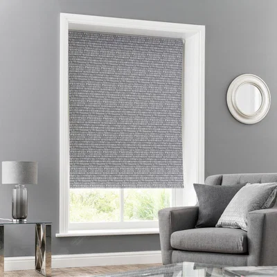 Dunelm Durban Grey Blackout Roller Blind Grey