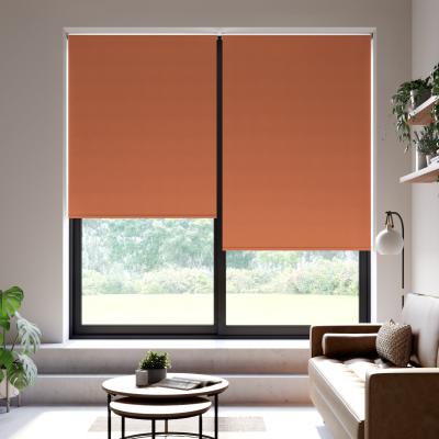 Dunelm Eclipse Blackout Made to Measure Roller Blind Eclipse Terracotta