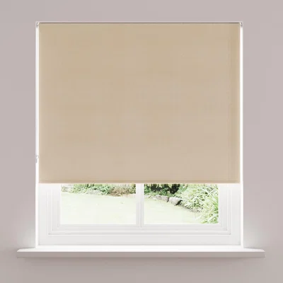 Dunelm Marlie Natural Recycled Blackout Roller Blind Natural
