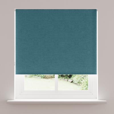 Dunelm Luna Teal Blackout Roller Blind Teal (Blue)