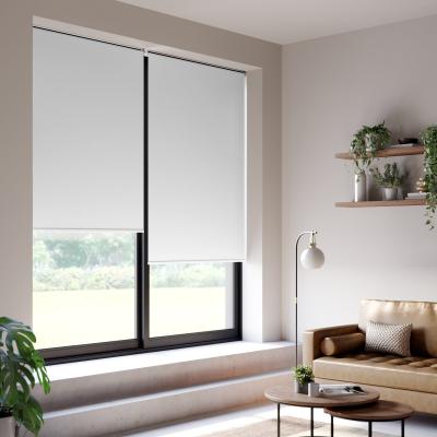 Dunelm Arius Made to Measure Blackout Roller Blind Arius White