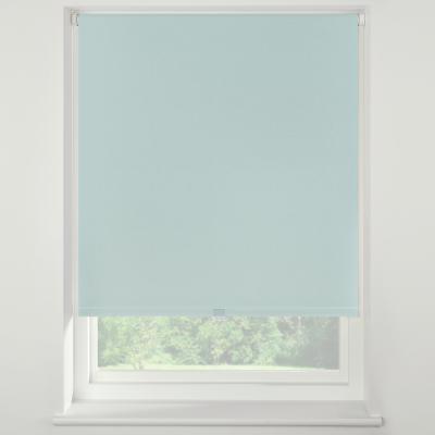 Dunelm Swish Duck Egg Cordless Blackout Roller Blind Blue