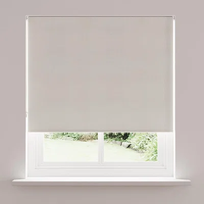 Dunelm Marlie Silver Recycled Blackout Roller Blind Silver